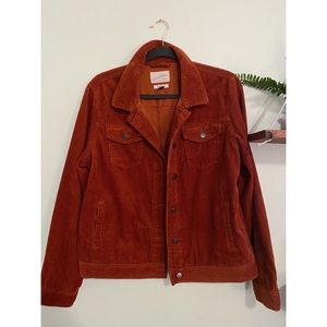 Wild Fable Burnt Orange Corduroy Jacket